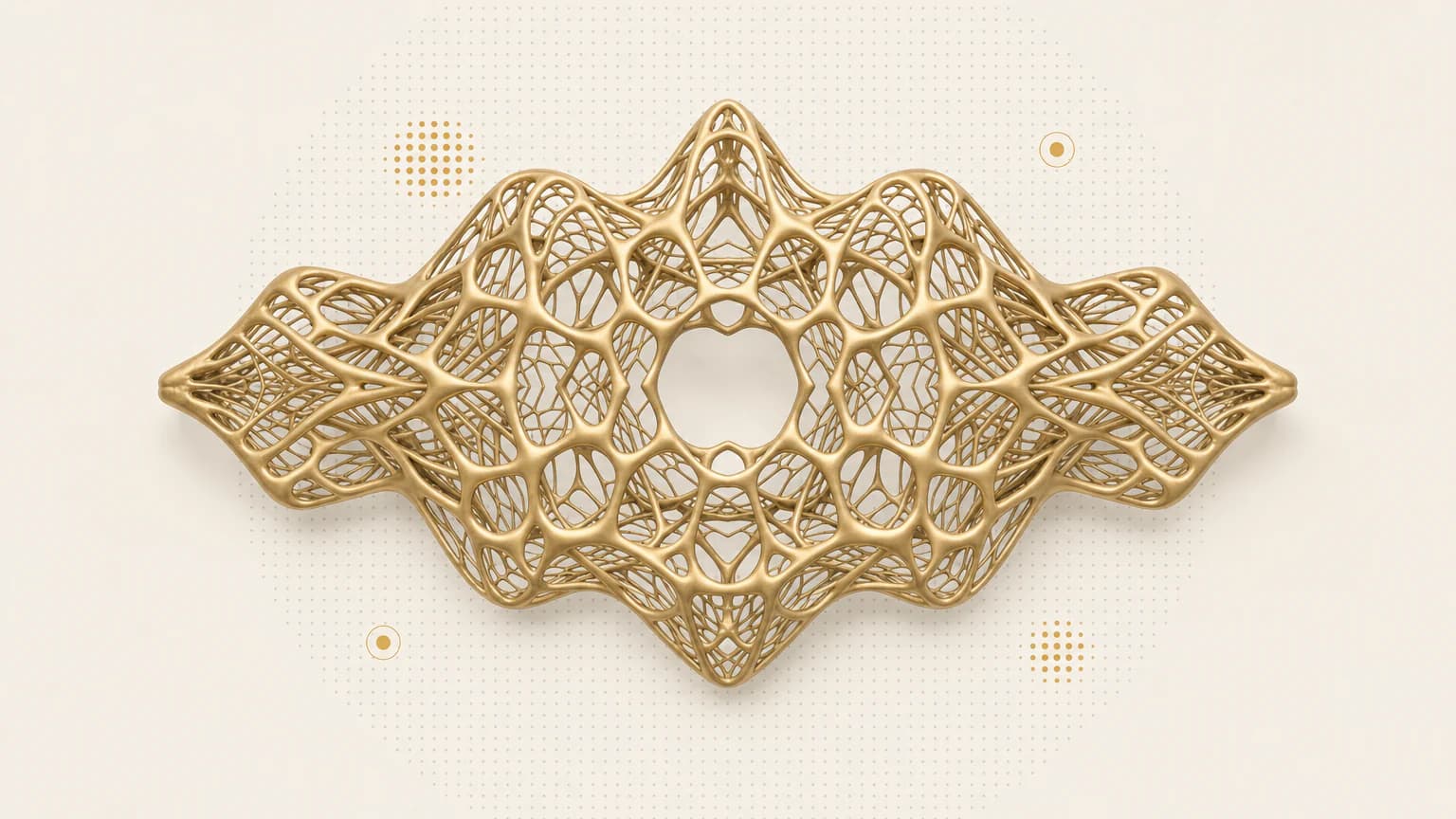 Abstract gold intelligence network